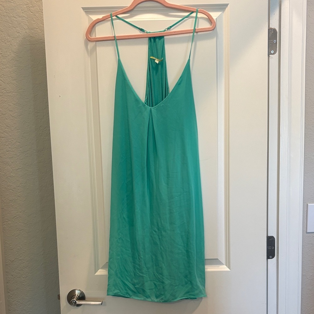 Gianni Bini Turquoise spaghetti strap Dress